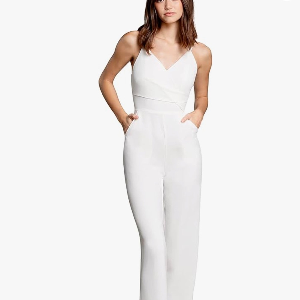 Dress The Population Black Braxton Jumpsuit Size XL NWT
